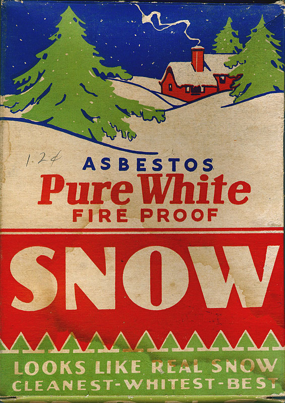 Christmas Tree Asbestos Snow